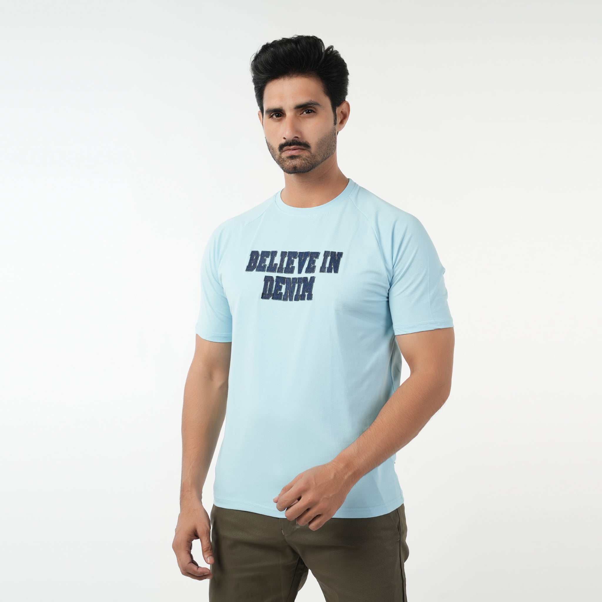 Eminent Men's Half Sleeves T-Shirt - Blue, Men's T-Shirts & Polos, Eminent, Chase Value