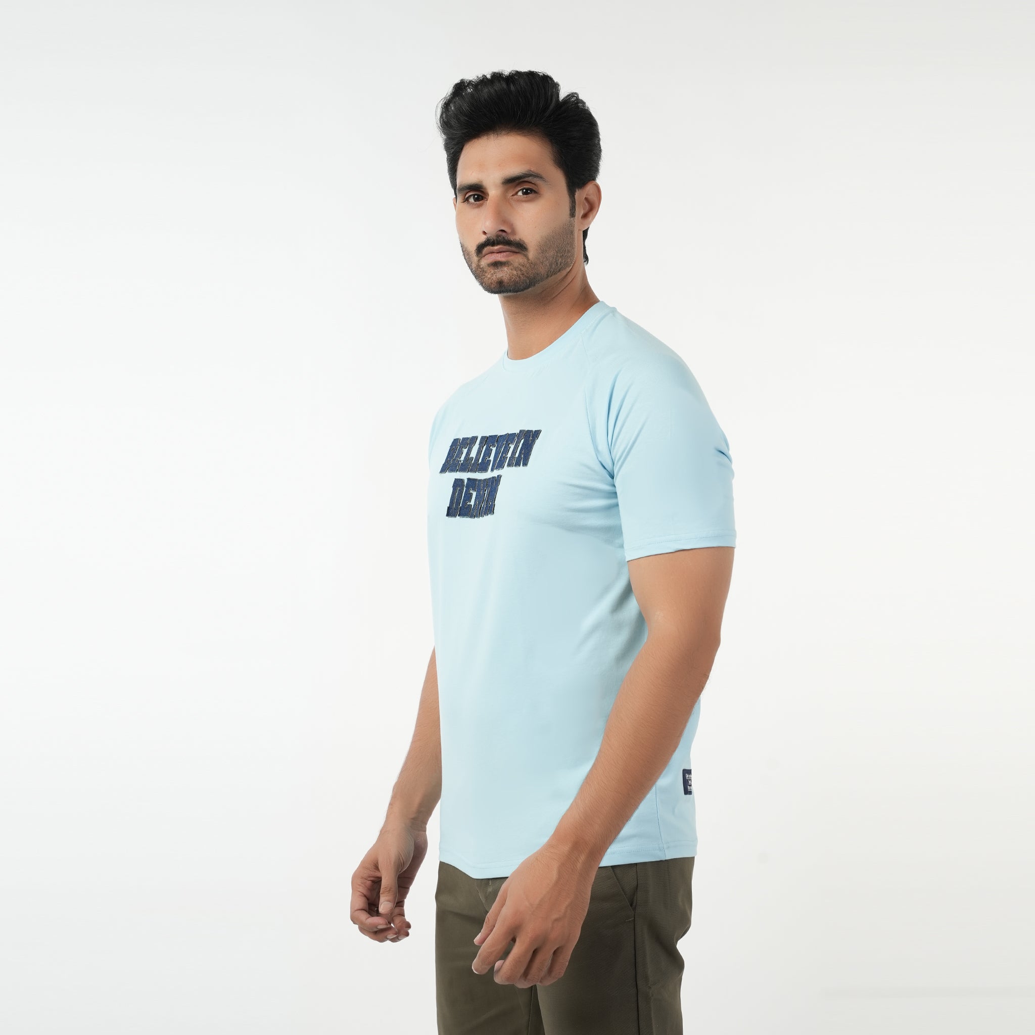 Eminent Men's Half Sleeves T-Shirt - Blue, Men's T-Shirts & Polos, Eminent, Chase Value