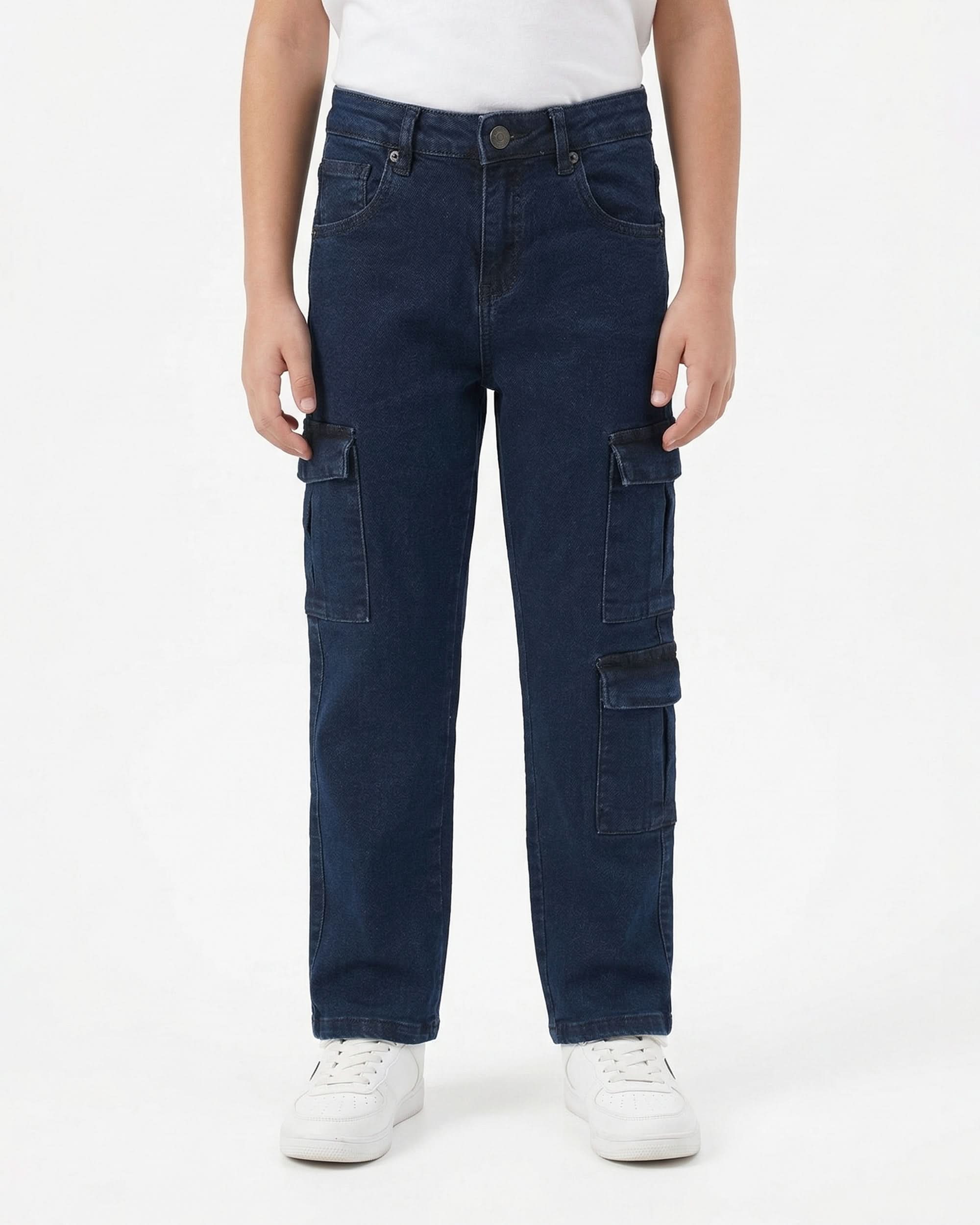 Boys Denim Cargo Pant, Boys Denim Pants, Chase Value, Chase Value