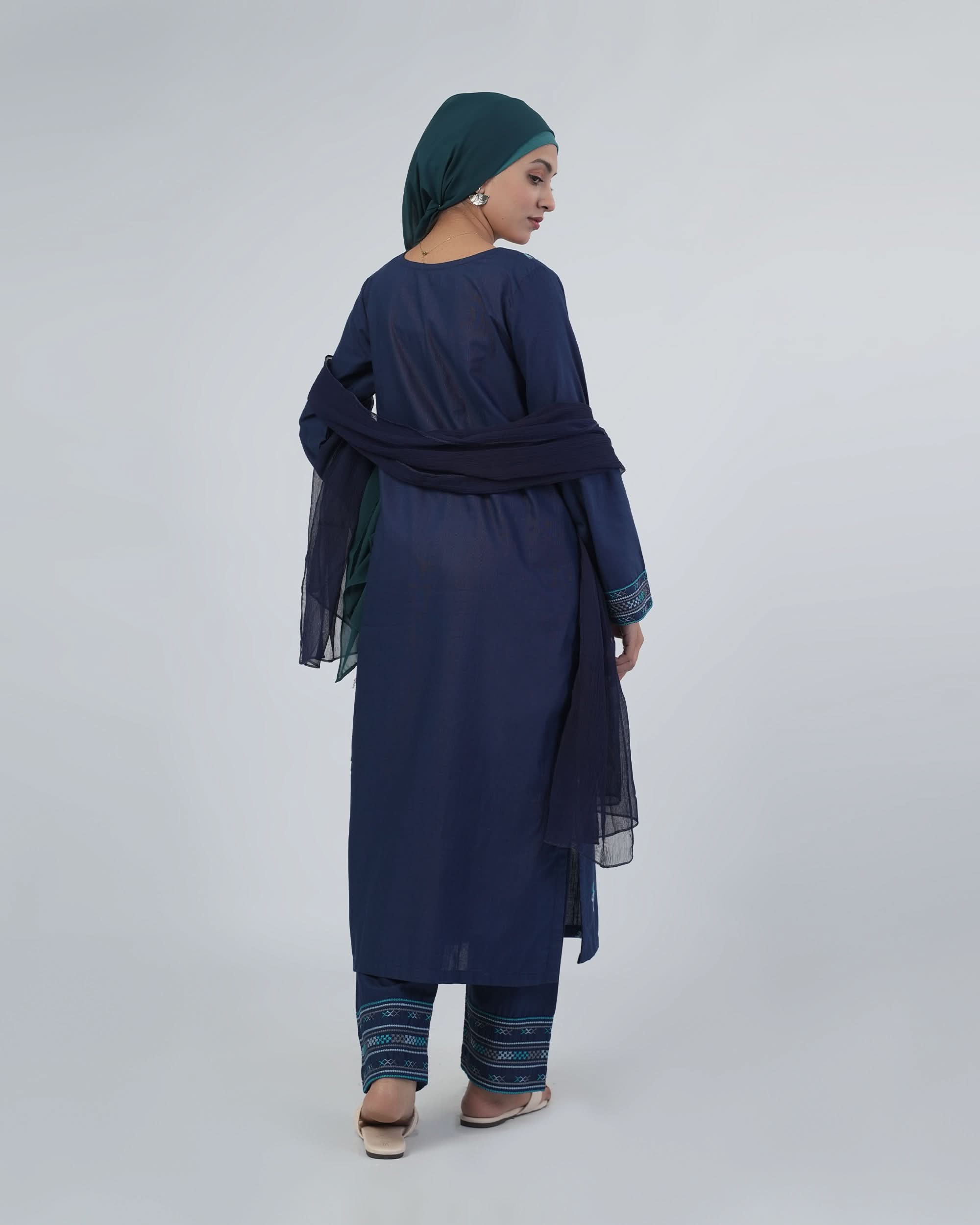 Women's Khaddar Embroidered 3Pcs Suit, Women Shalwar Suits, Chase Value, Chase Value
