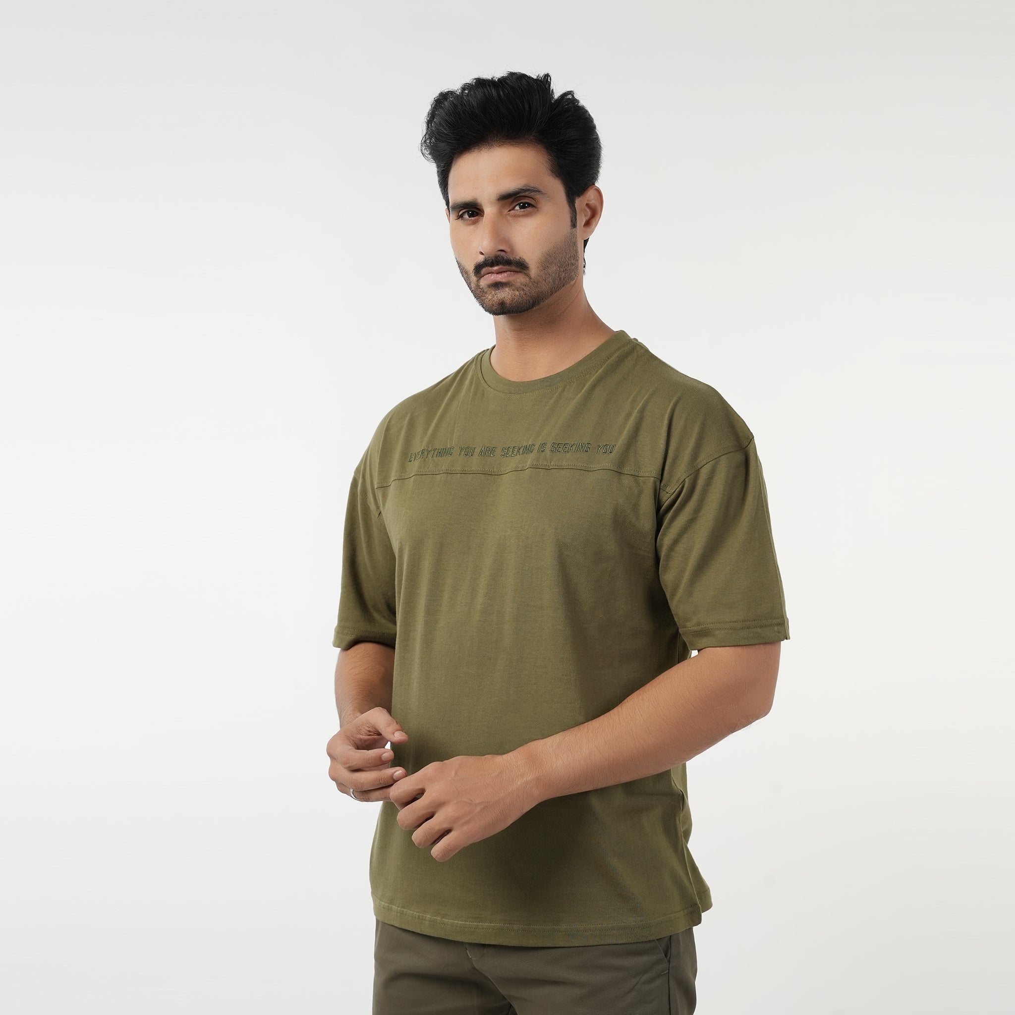 Eminent Men's Half Sleeves Round Neck T-Shirt - Forest Nig, Men's T-Shirts & Polos, Eminent, Chase Value