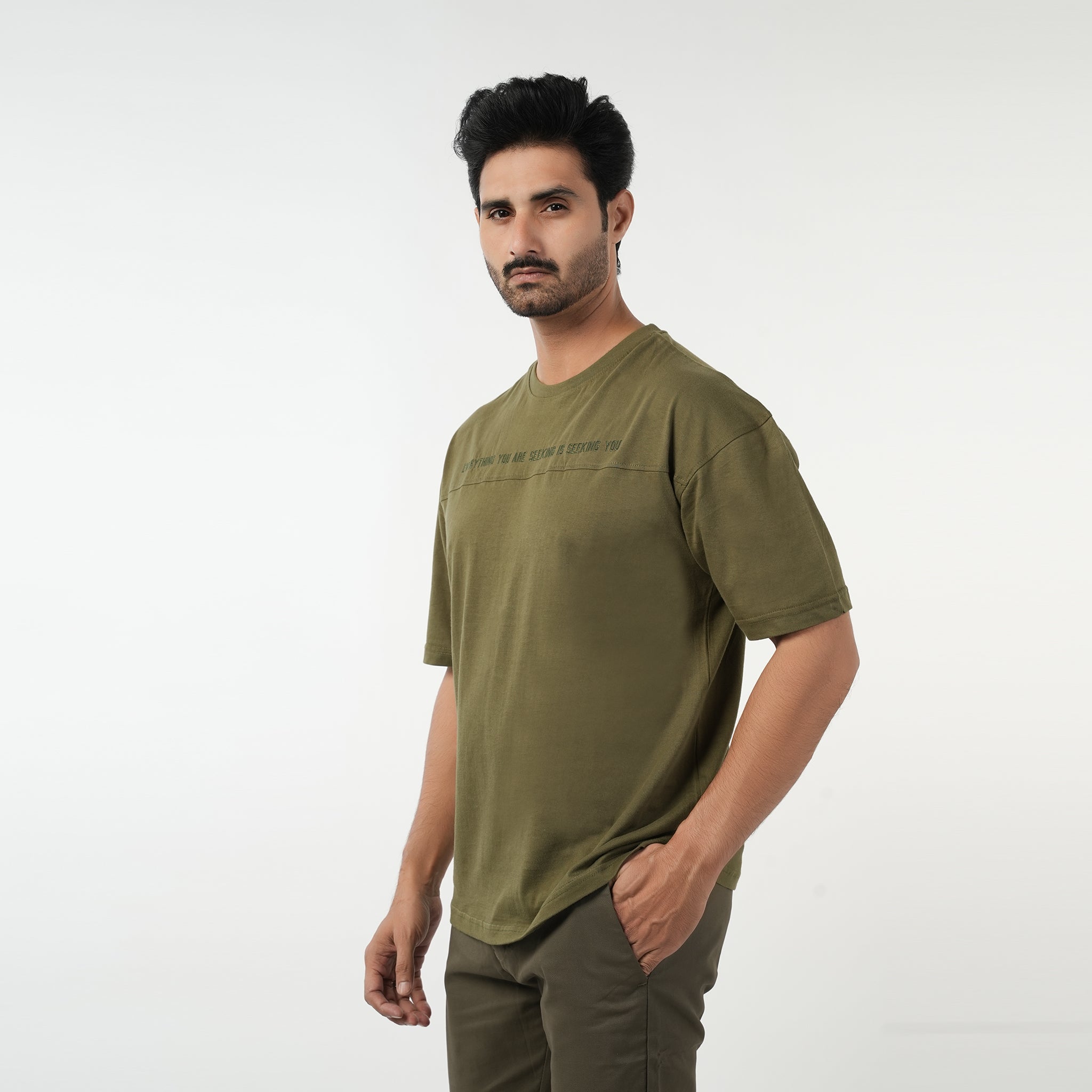 Eminent Men's Half Sleeves Round Neck T-Shirt - Forest Nig, Men's T-Shirts & Polos, Eminent, Chase Value