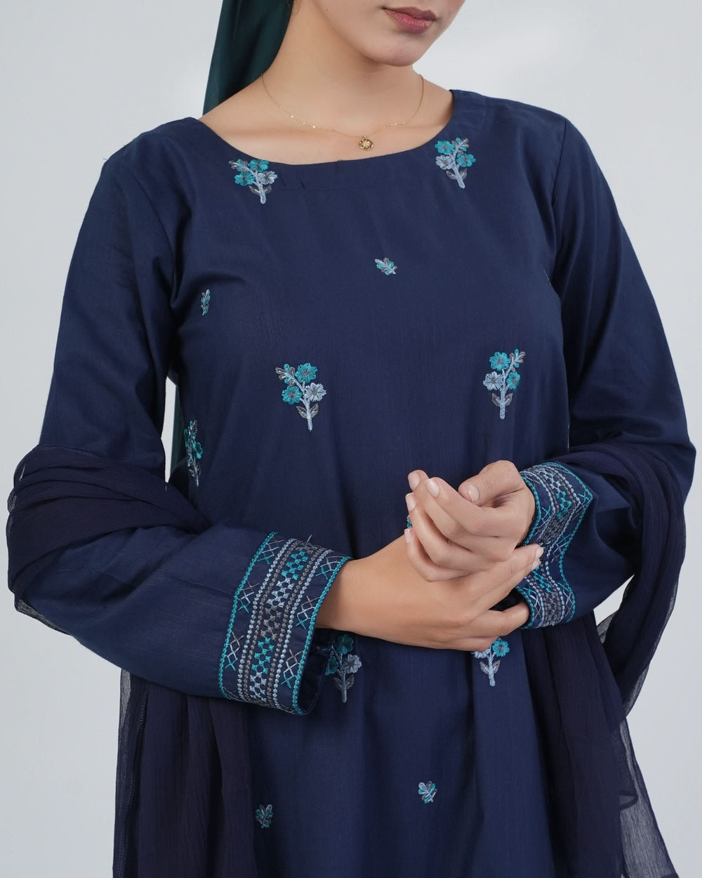 Women's Khaddar Embroidered 3Pcs Suit, Women Shalwar Suits, Chase Value, Chase Value