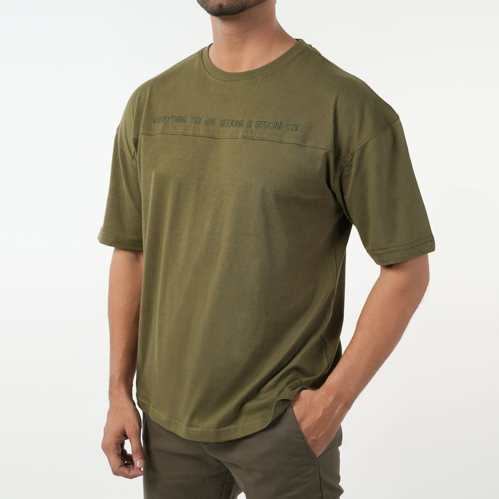 Eminent Men's Half Sleeves Round Neck T-Shirt - Forest Nig, Men's T-Shirts & Polos, Eminent, Chase Value