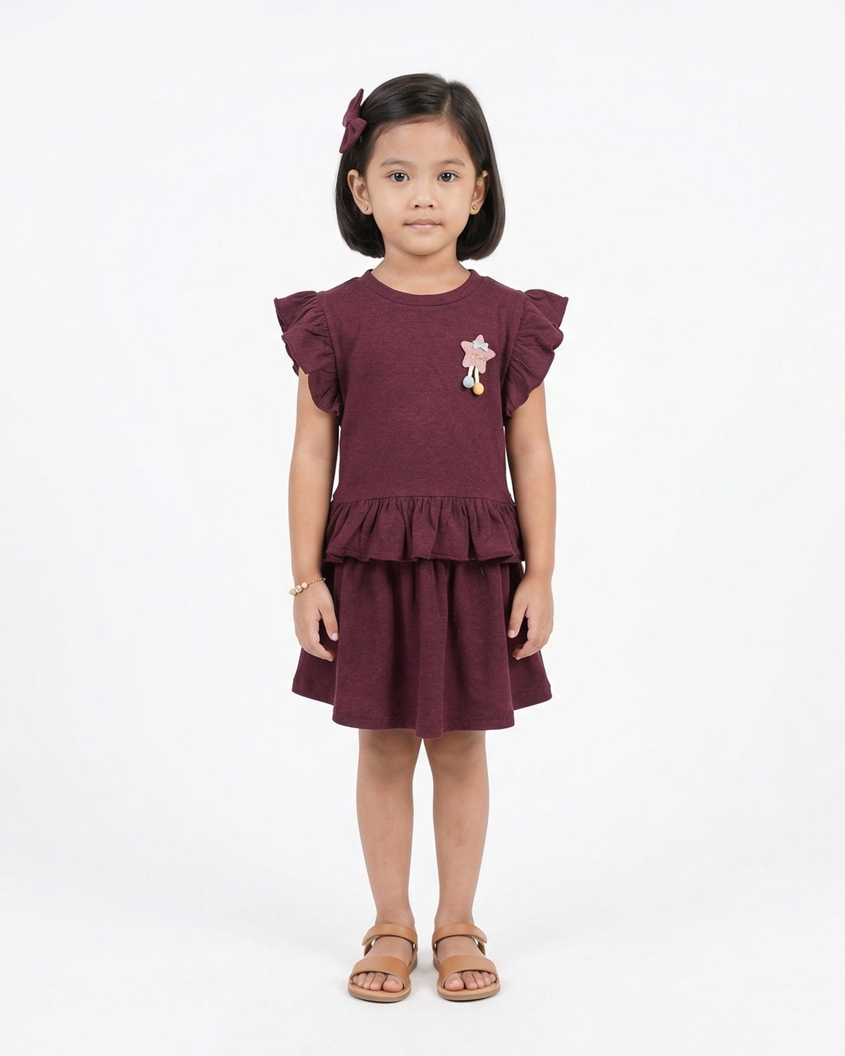 Valuables Girl’s Half Sleeves Skirt Suit