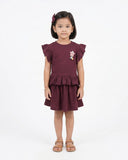 Valuables Girl’s Half Sleeves Skirt Suit