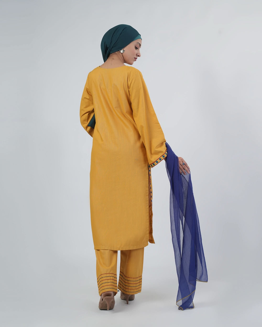 Women's Khaddar Embroidered 3Pcs Suit, Women Shalwar Suits, Chase Value, Chase Value