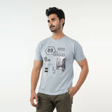 Valuable Men's Half Sleeves Round Neck T-Shirt - Light Blue, Men's T-Shirts & Polos, Chase Value, Chase Value