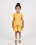 Valuables Girl’s Half Sleeves Skirt Suit