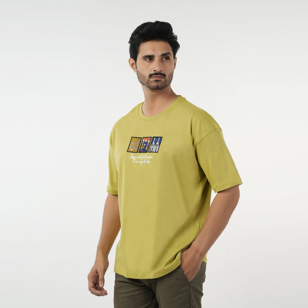 Eminent Men's Half Sleeves Round Neck T-Shirt - Mid Green, Men's T-Shirts & Polos, Eminent, Chase Value
