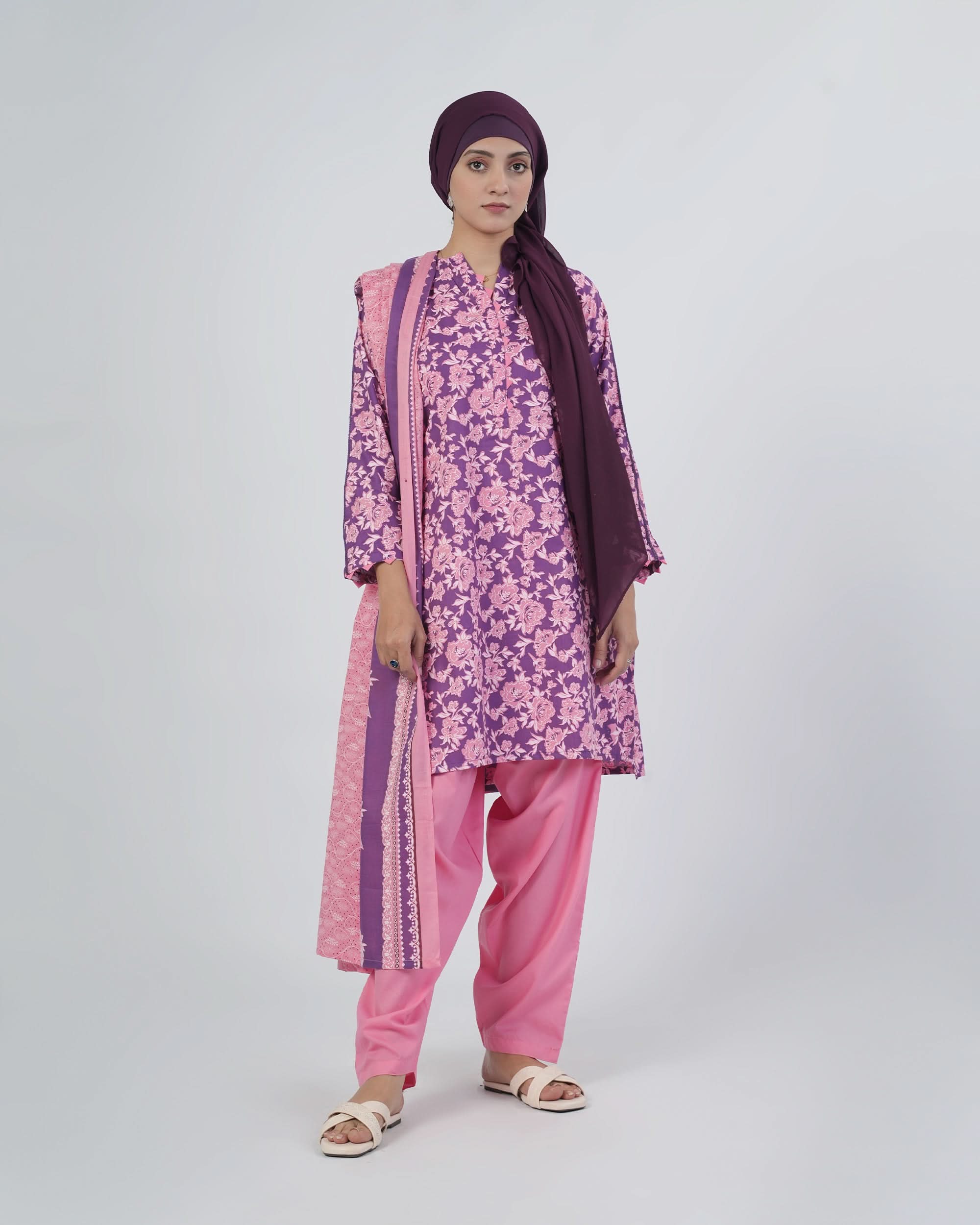 Valuables Women's Printed 3Pcs Suit, Women Shalwar Suits, Chase Value, Chase Value
