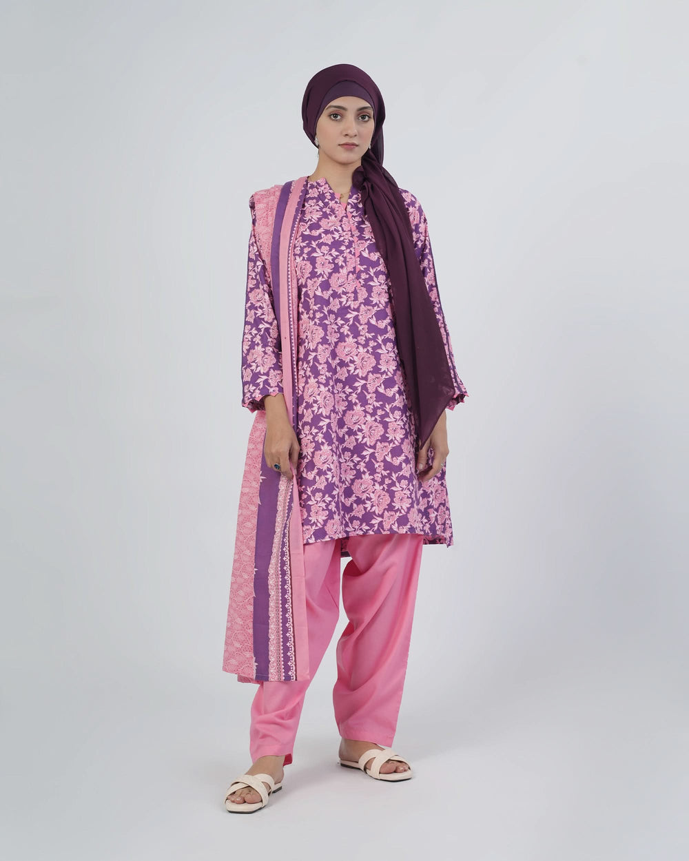Valuables Women's Printed 3Pcs Suit, Women Shalwar Suits, Chase Value, Chase Value