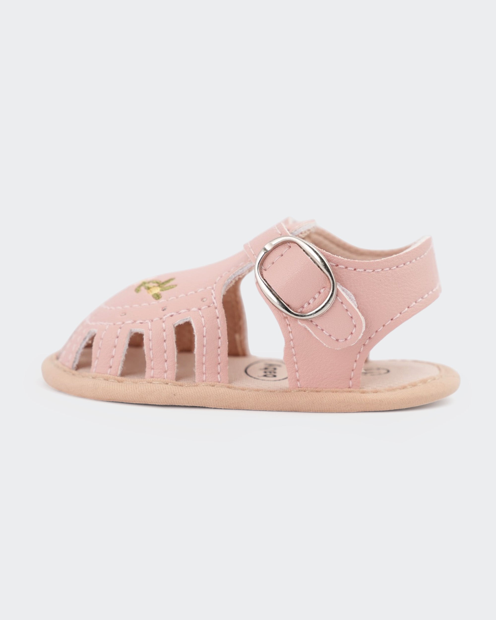 Eminent Newborn Girls' Embroidered Sandals