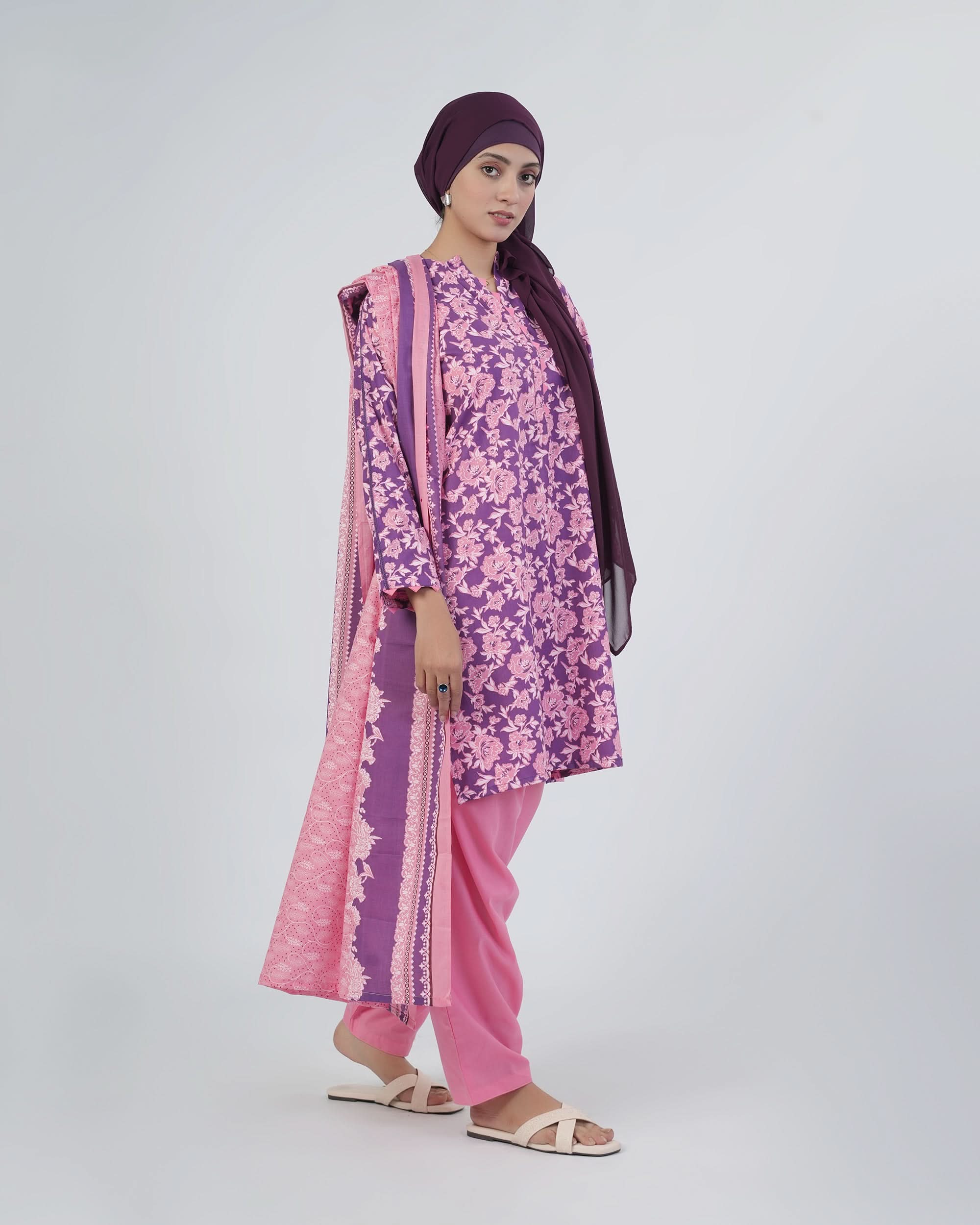 Valuables Women's Printed 3Pcs Suit, Women Shalwar Suits, Chase Value, Chase Value