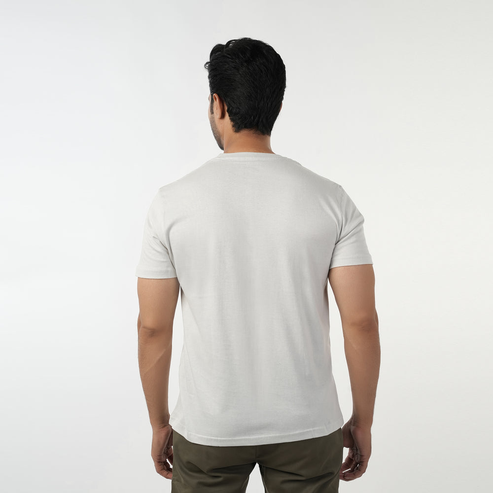 Eminent Men's Half Sleeves Round Neck T-Shirt - White, Men's T-Shirts & Polos, Eminent, Chase Value