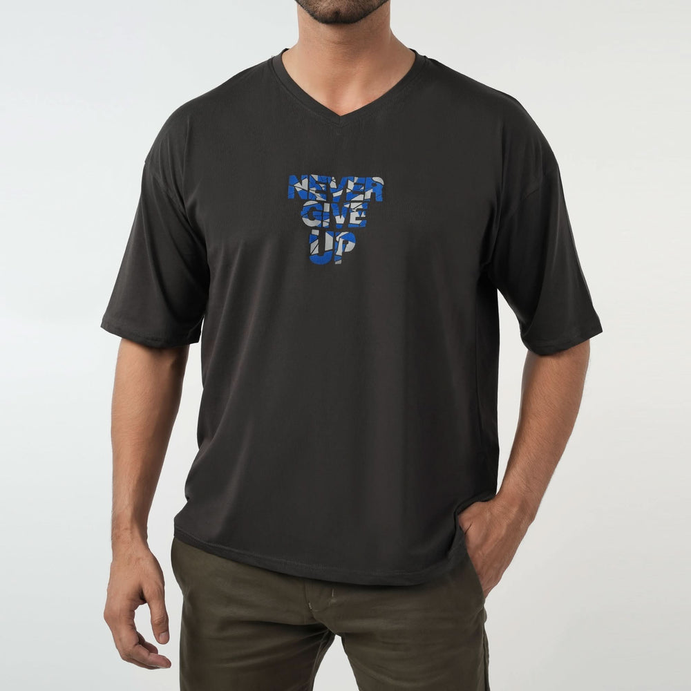 Eminent Men's Half Sleeves T-Shirt - Charcoal, Men's T-Shirts & Polos, Eminent, Chase Value