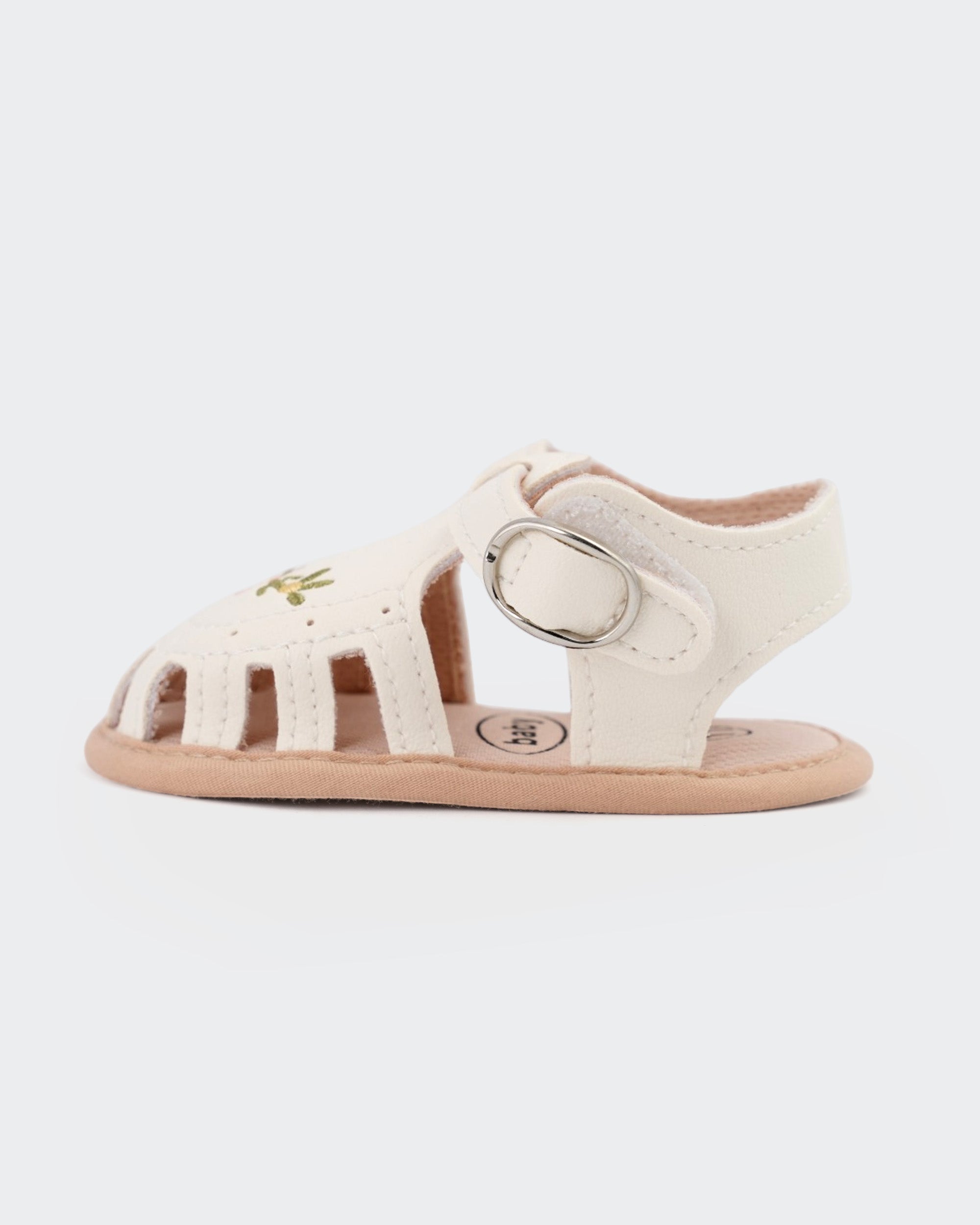 Eminent Newborn Girls' Embroidered Sandals
