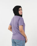 Eminent Women's Half Sleeves Printed T-Shirt - Purple, Women T-Shirts & Tops, Eminent, Chase Value