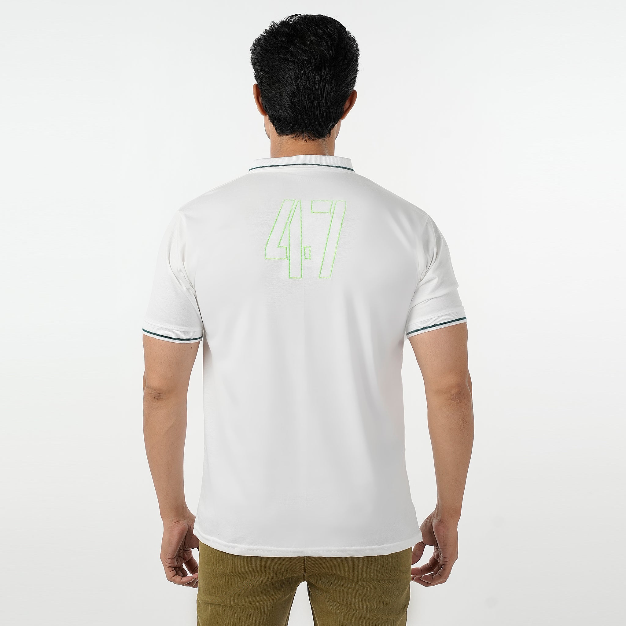 Eminent Men's Azadi Half Sleeves Polo T-Shirt - White, Men's T-Shirts & Polos, Eminent, Chase Value