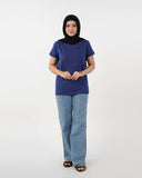 Eminent Women's Half Sleeves Printed T-Shirt - Navy Blue, Women T-Shirts & Tops, Eminent, Chase Value