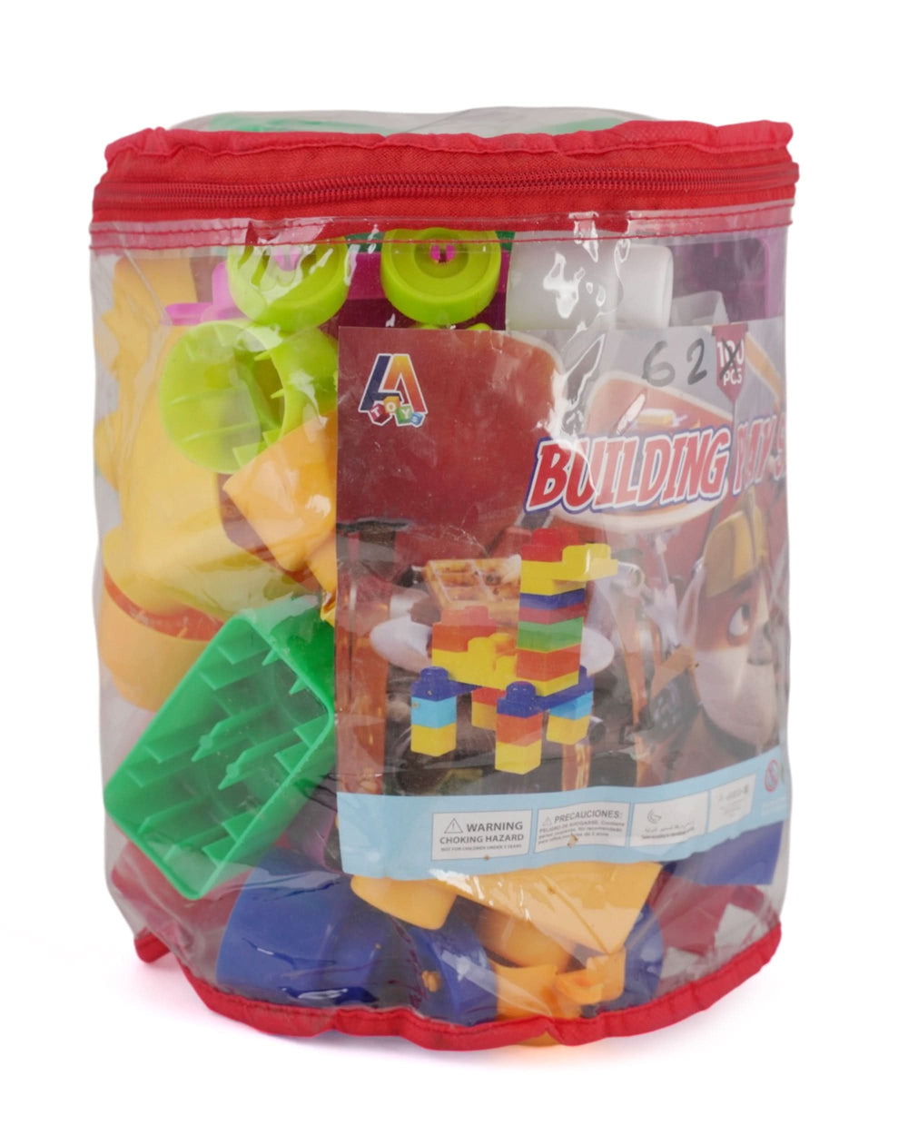 Block Bag – 62 PCS, Kids Blocks & Building Toys, Chase Value, Chase Value