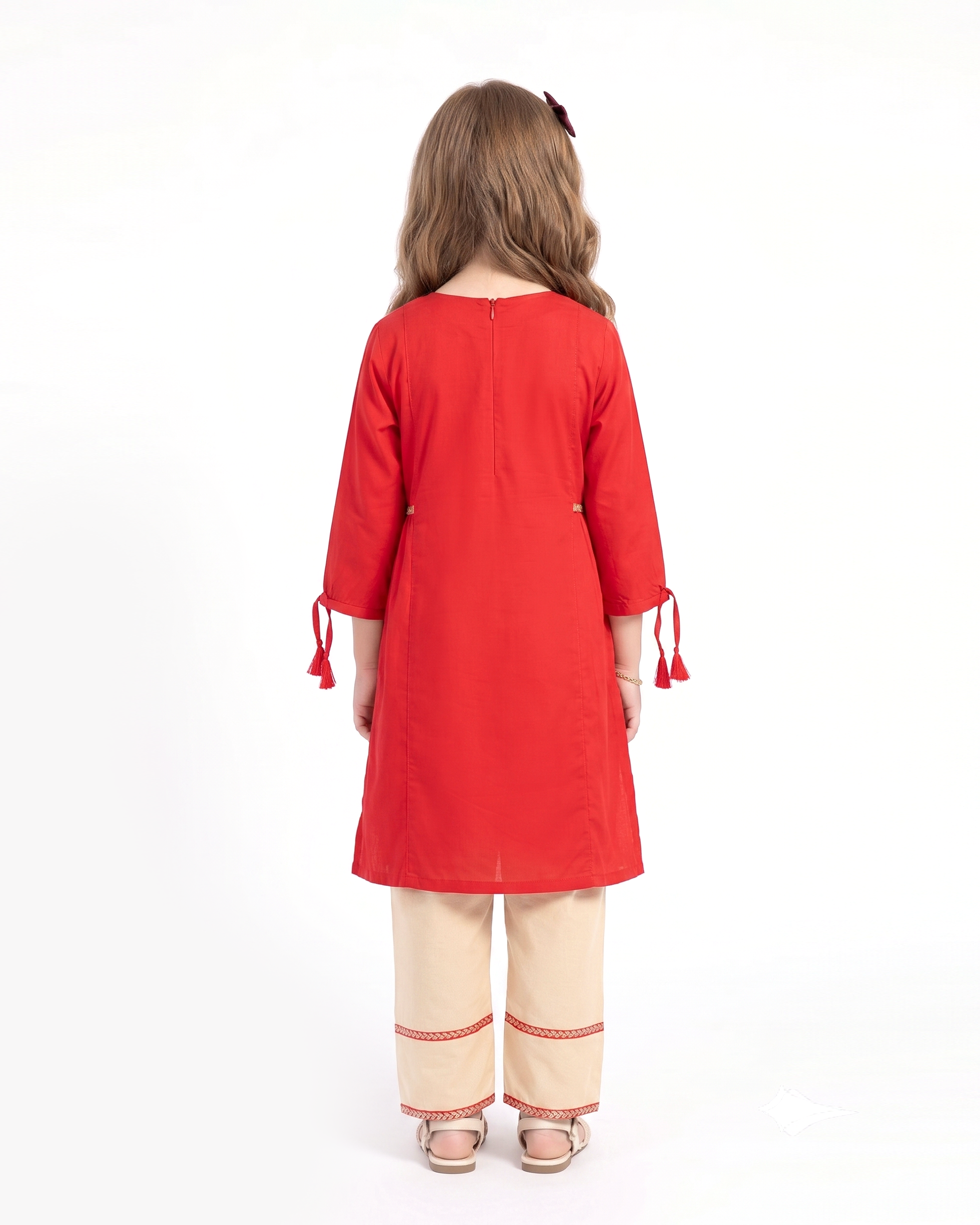 Girl's Embroidered Shalwar Kameez