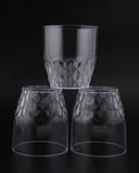 H&T Frosted Diamond 3Pc Glass Set - White, Glassware & Drinkware, Chase Value, Chase Value