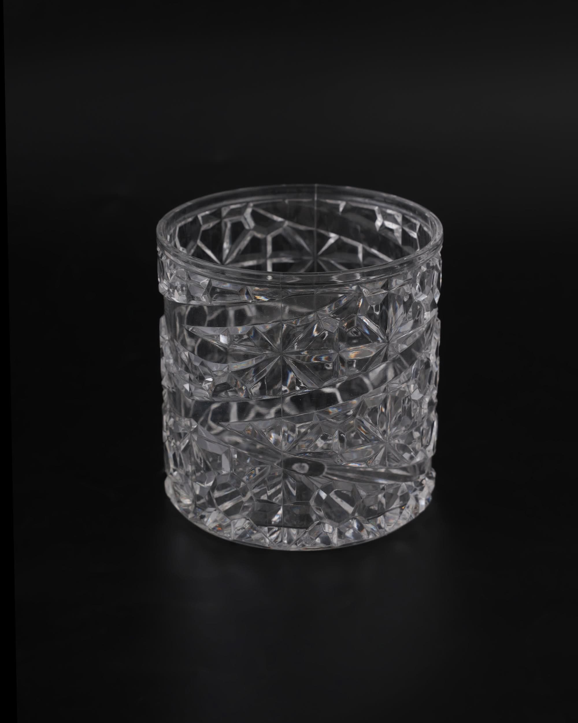 H&T Acrylic Baroque Spark Glass – 1 pc - White, Glassware & Drinkware, Chase Value, Chase Value