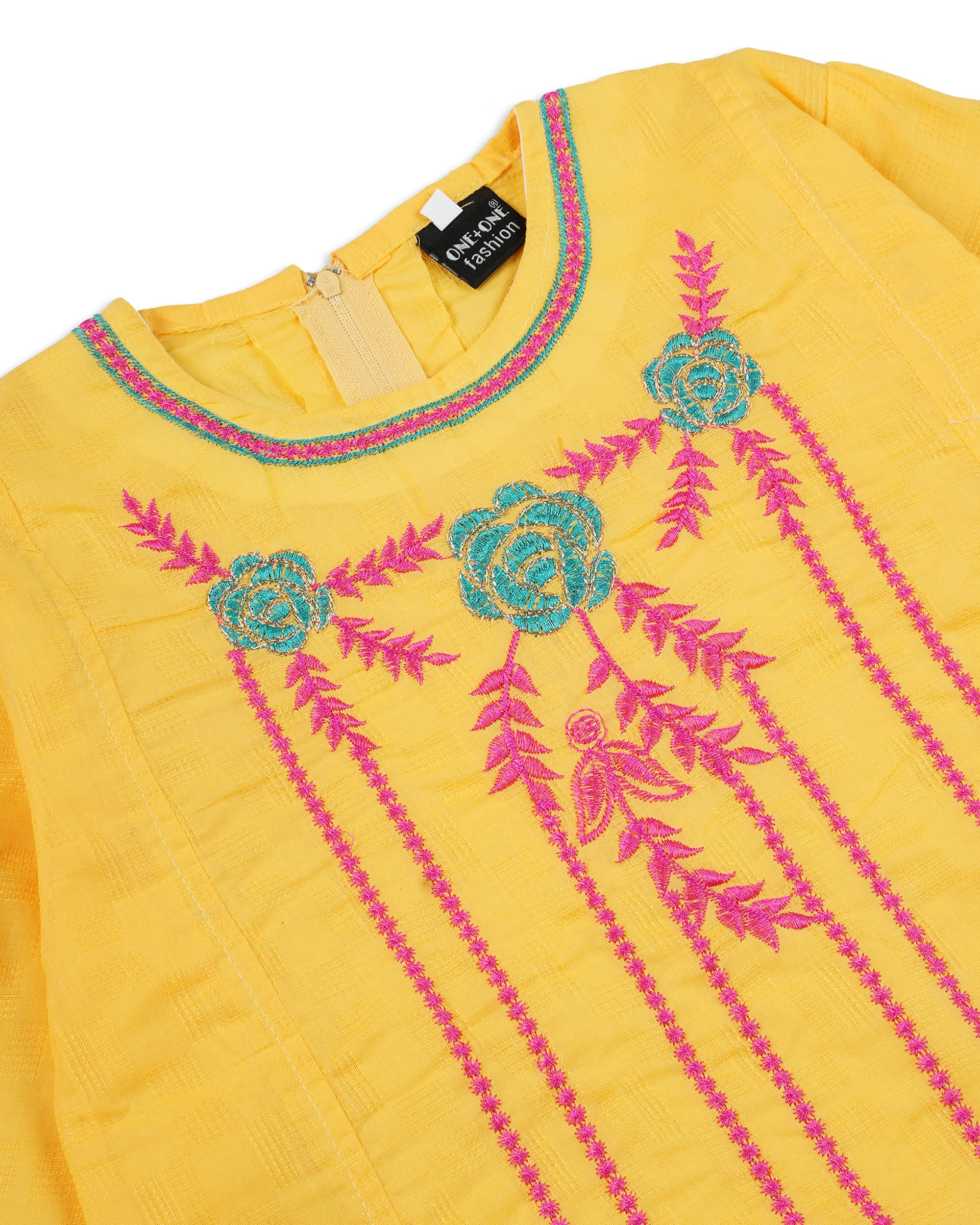 Girl's Embroidered Shalwar Kameez