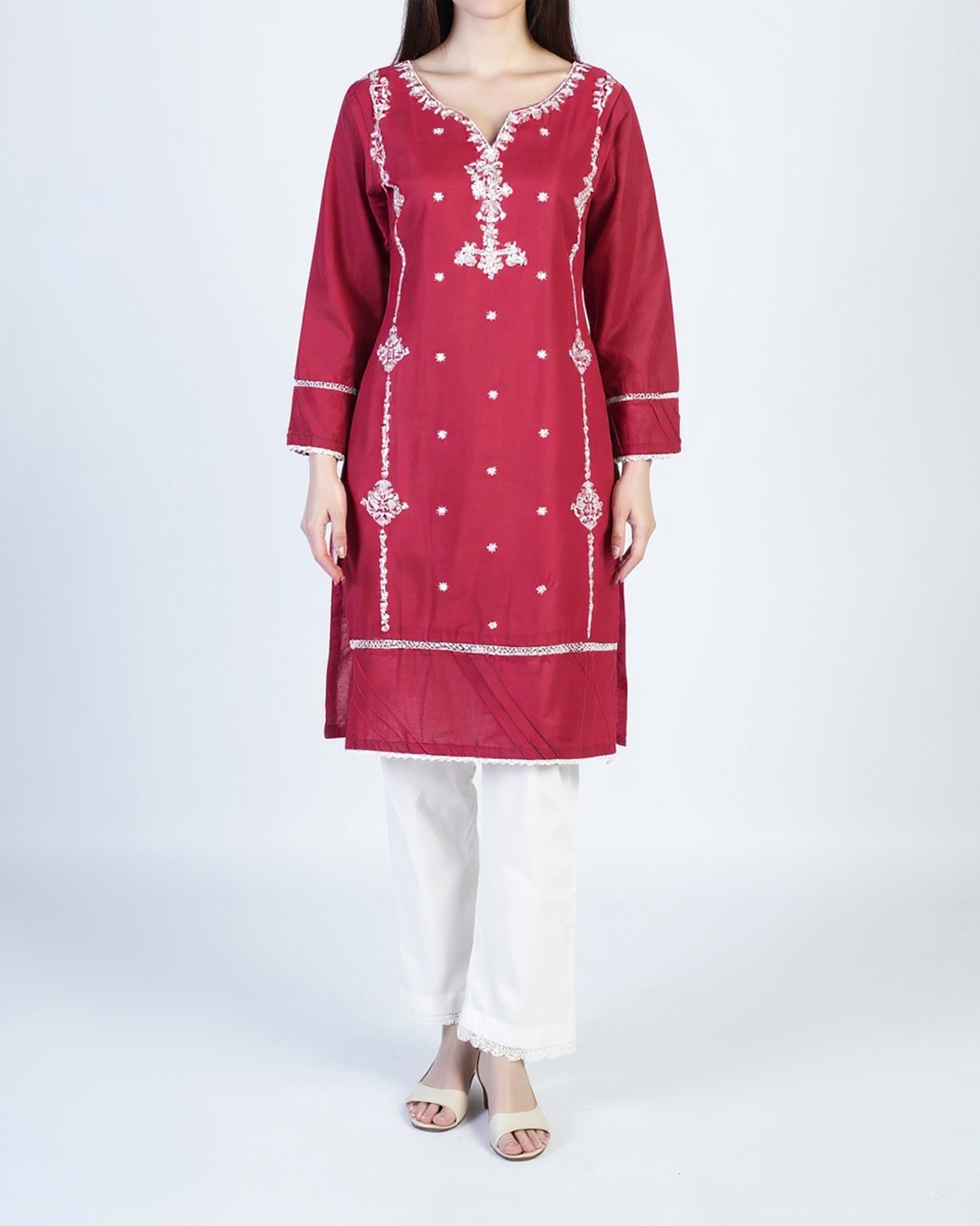 Valuables Women's Embroidered Kurti