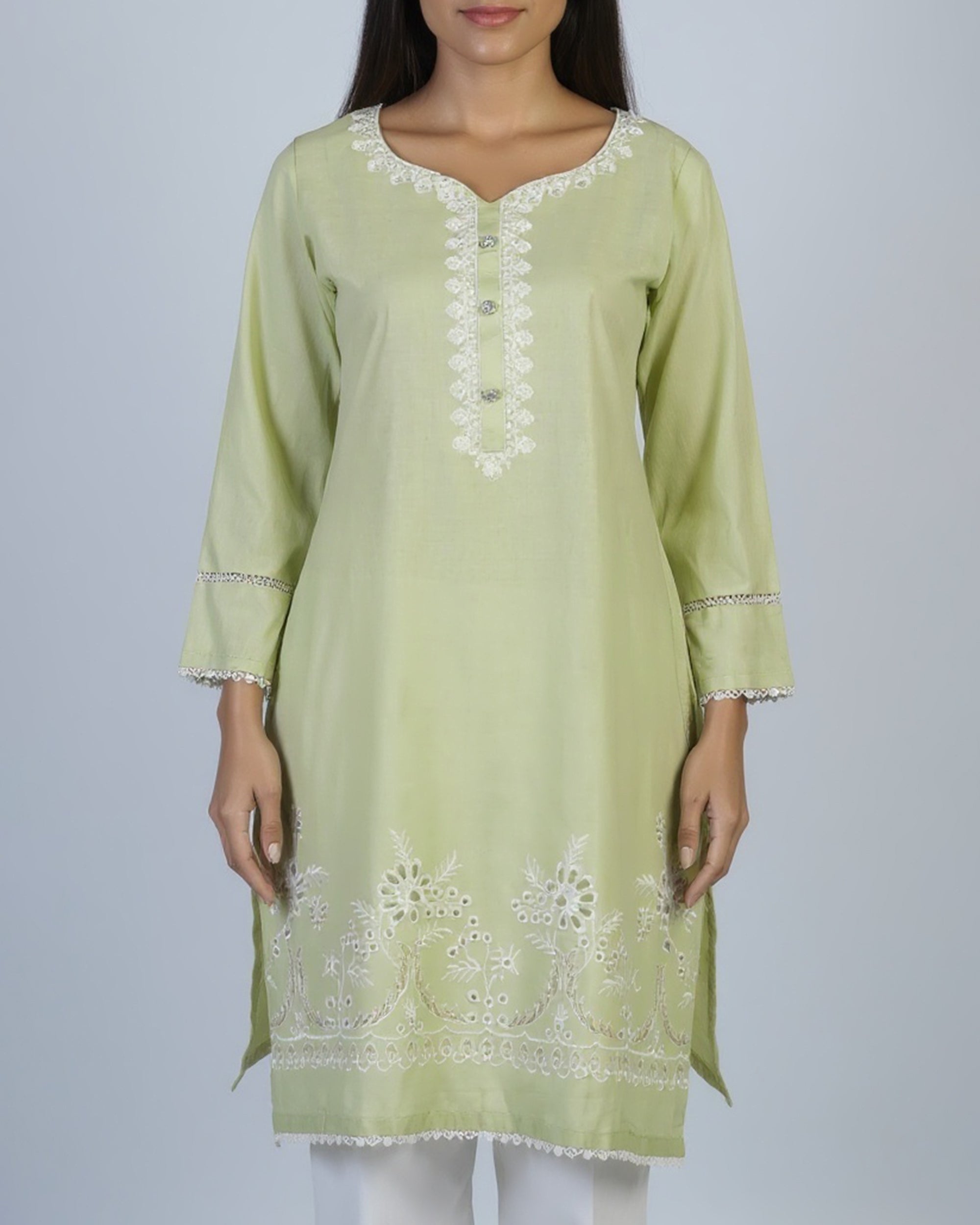 Valuables Women's Embroidered Kurti, Women Ready Kurtis, Chase Value, Chase Value
