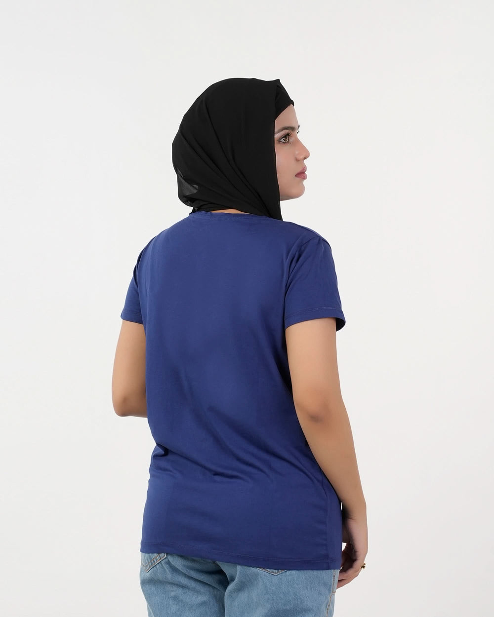 Eminent Women's Half Sleeves Printed T-Shirt - Navy Blue, Women T-Shirts & Tops, Eminent, Chase Value