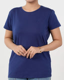 Eminent Women's Half Sleeves Printed T-Shirt - Navy Blue, Women T-Shirts & Tops, Eminent, Chase Value