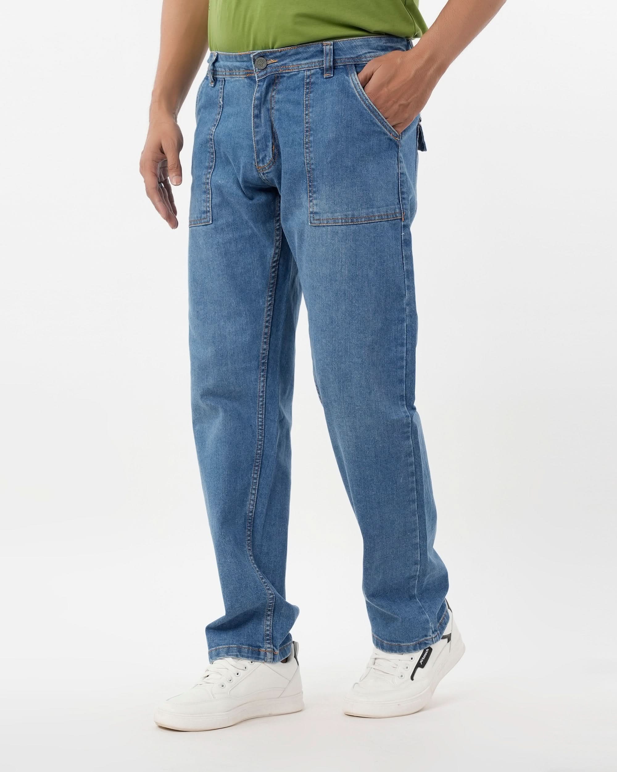 Eminent Men Cross Pocket Denim Pant, Men's Casual Pants & Jeans, Eminent, Chase Value