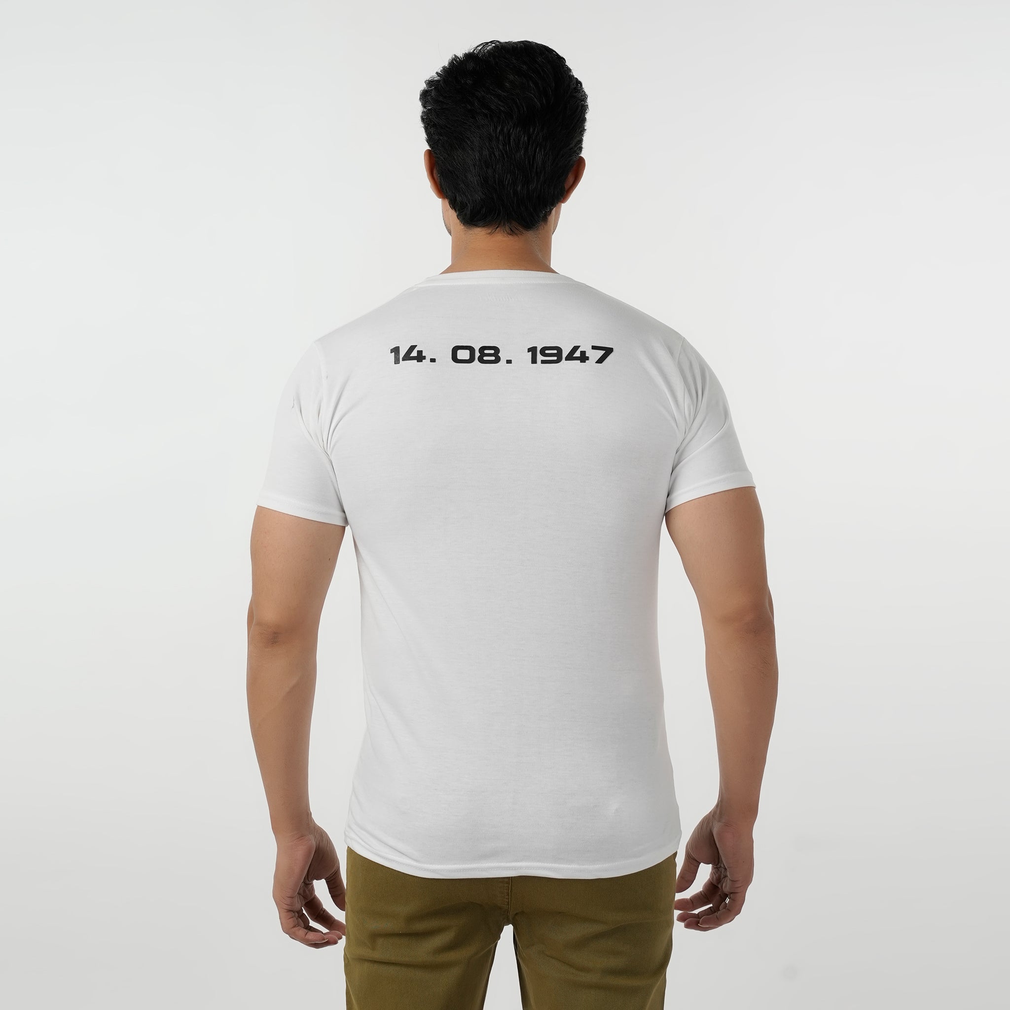 Eminent Men's Round Neck Half Sleeves Printed T-Shirt - White, Men's T-Shirts & Polos, Eminent, Chase Value