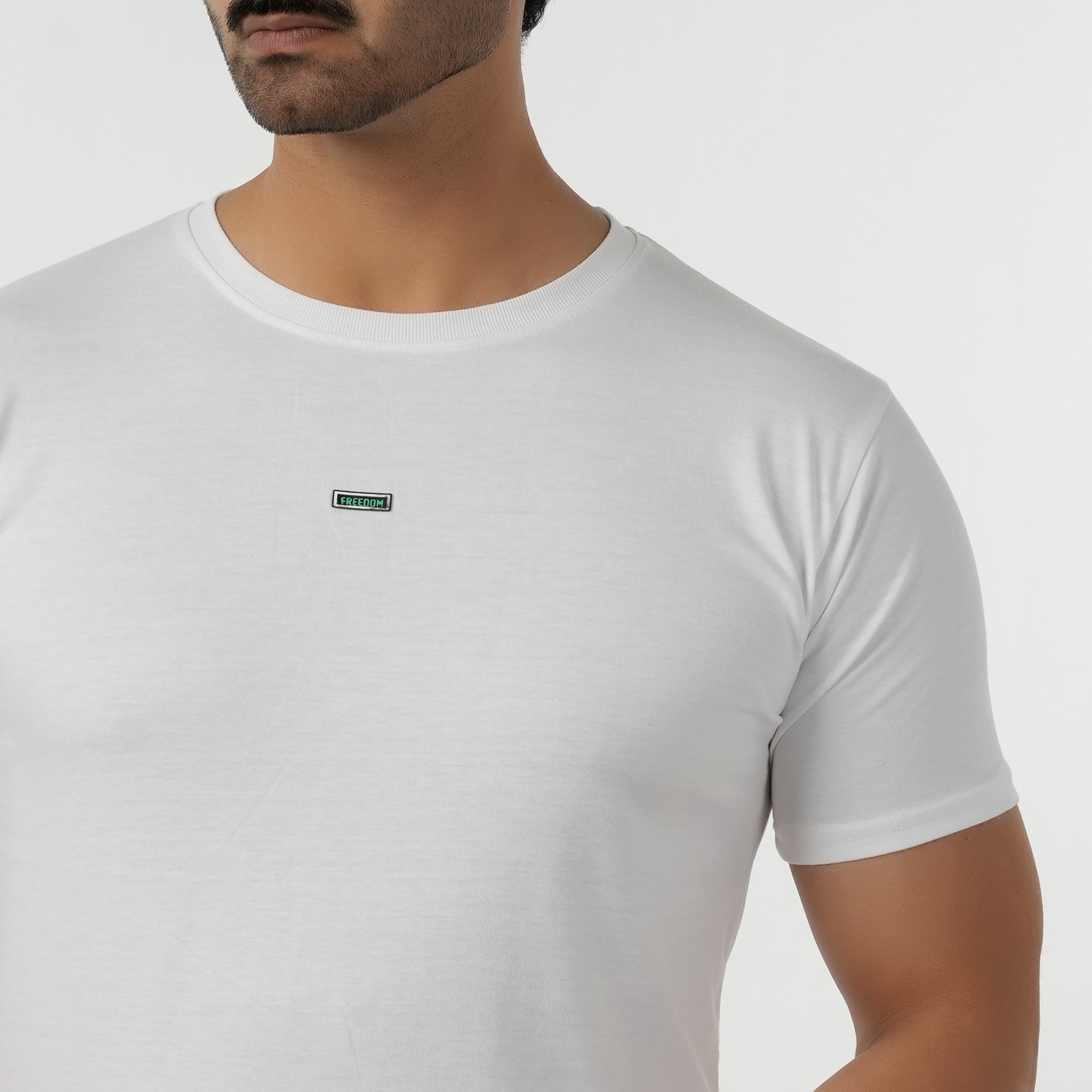 Eminent Men's Round Neck Half Sleeves Printed T-Shirt - White, Men's T-Shirts & Polos, Eminent, Chase Value