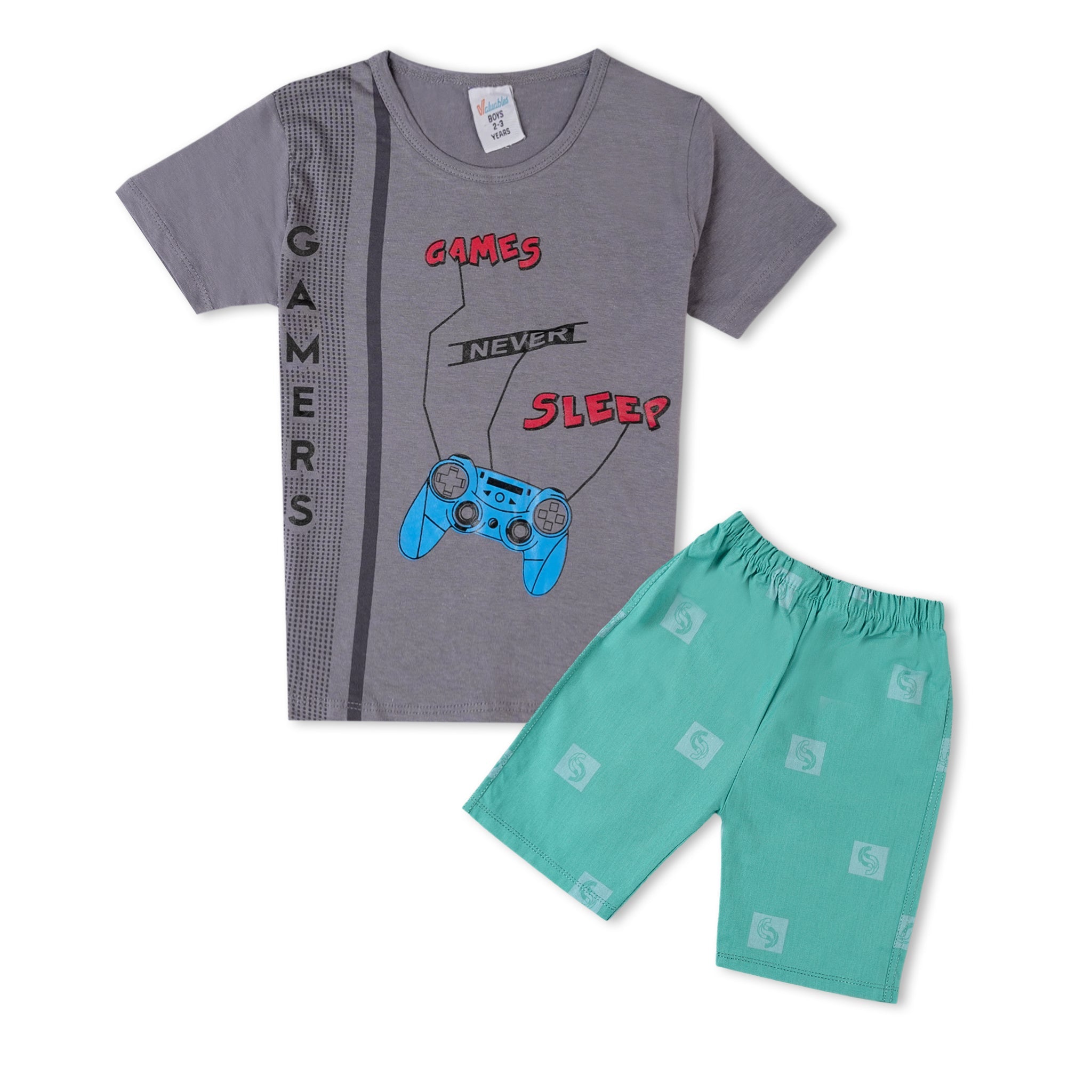 Valuable Boy’s Shirt & Shorts Set – Casual Summer Outfit, Boys Sets & Suits, Chase Value, Chase Value