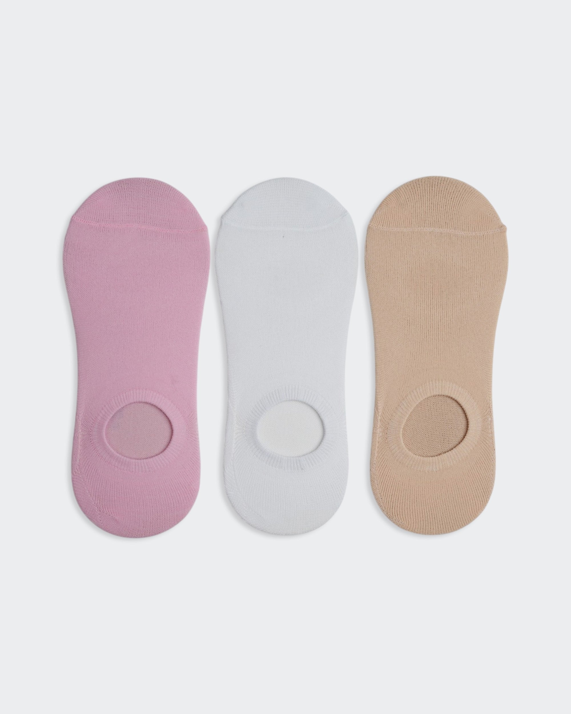Eminent Women's Plain Sneaker Socks (Pack of 3)