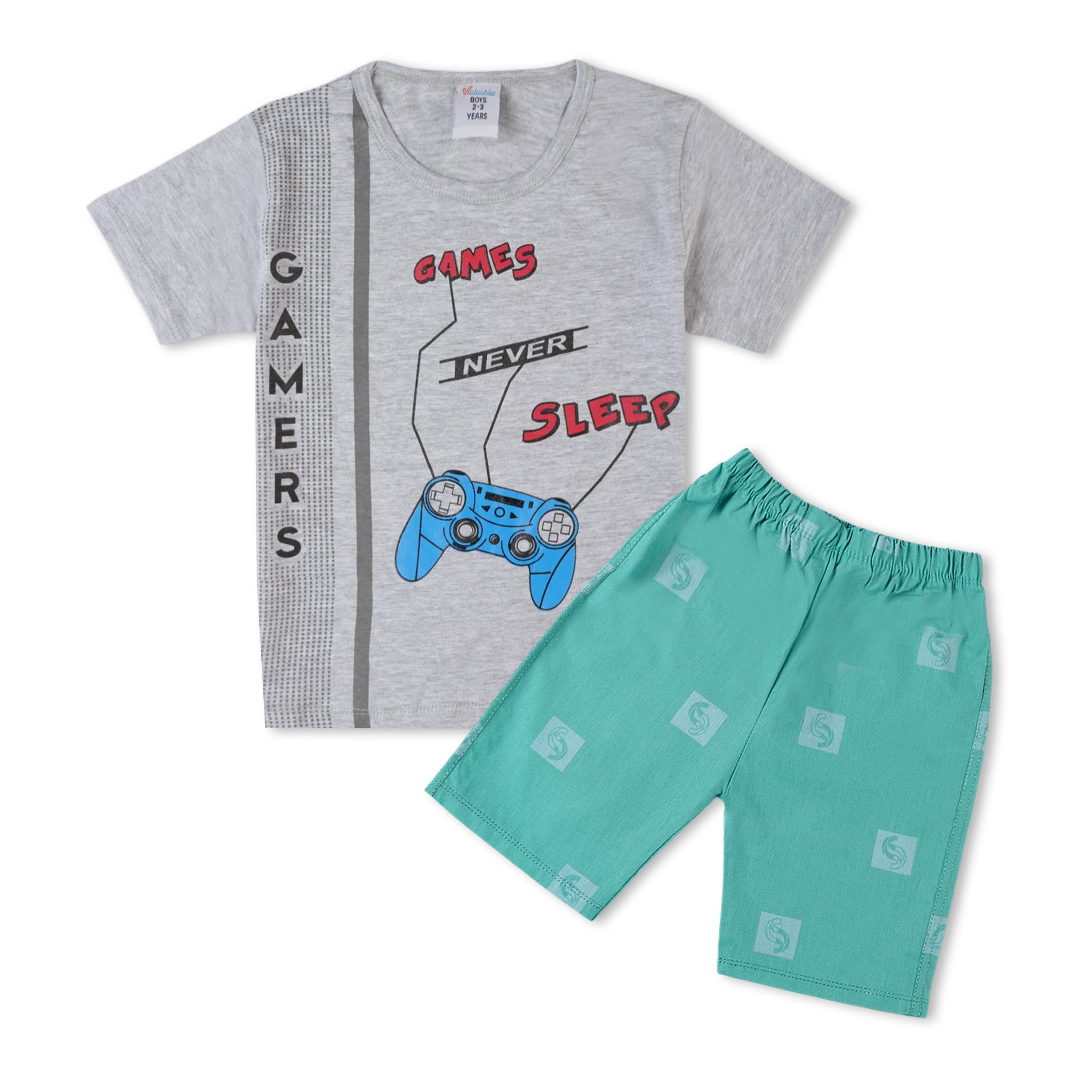 Valuable Boy’s Shirt & Shorts Set – Casual Summer Outfit, Boys Sets & Suits, Chase Value, Chase Value