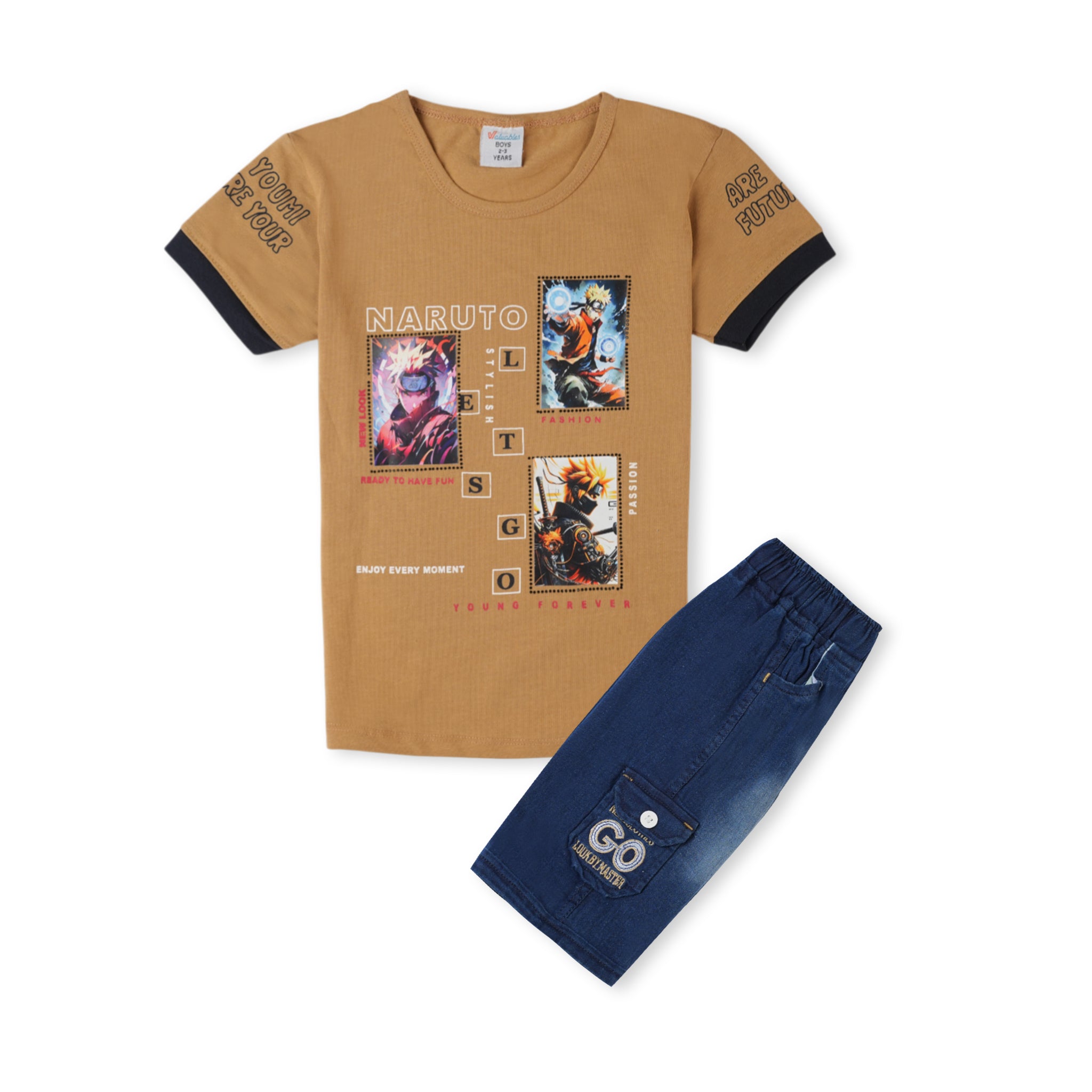 Valuable Boy’s Shirt & Shorts Set – Casual Summer Outfit, Boys Sets & Suits, Chase Value, Chase Value