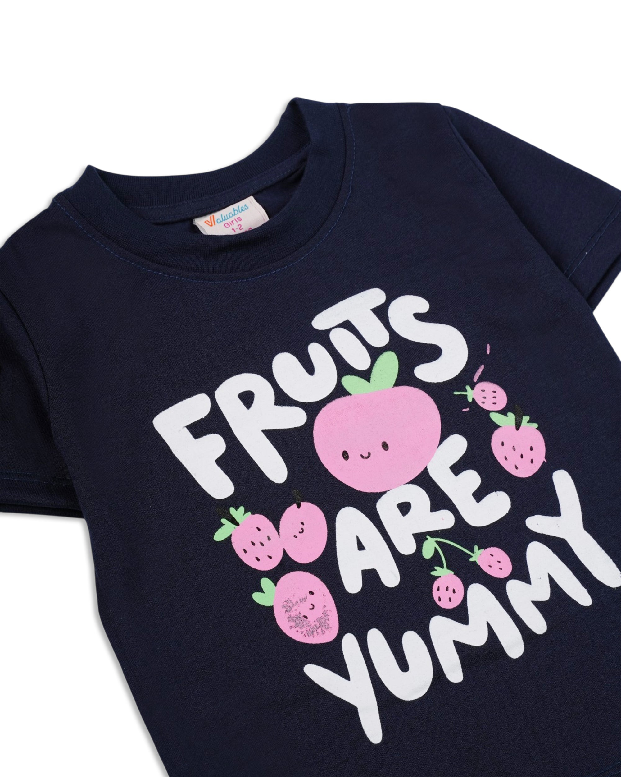Valuables Girls' Half Sleeves Suit