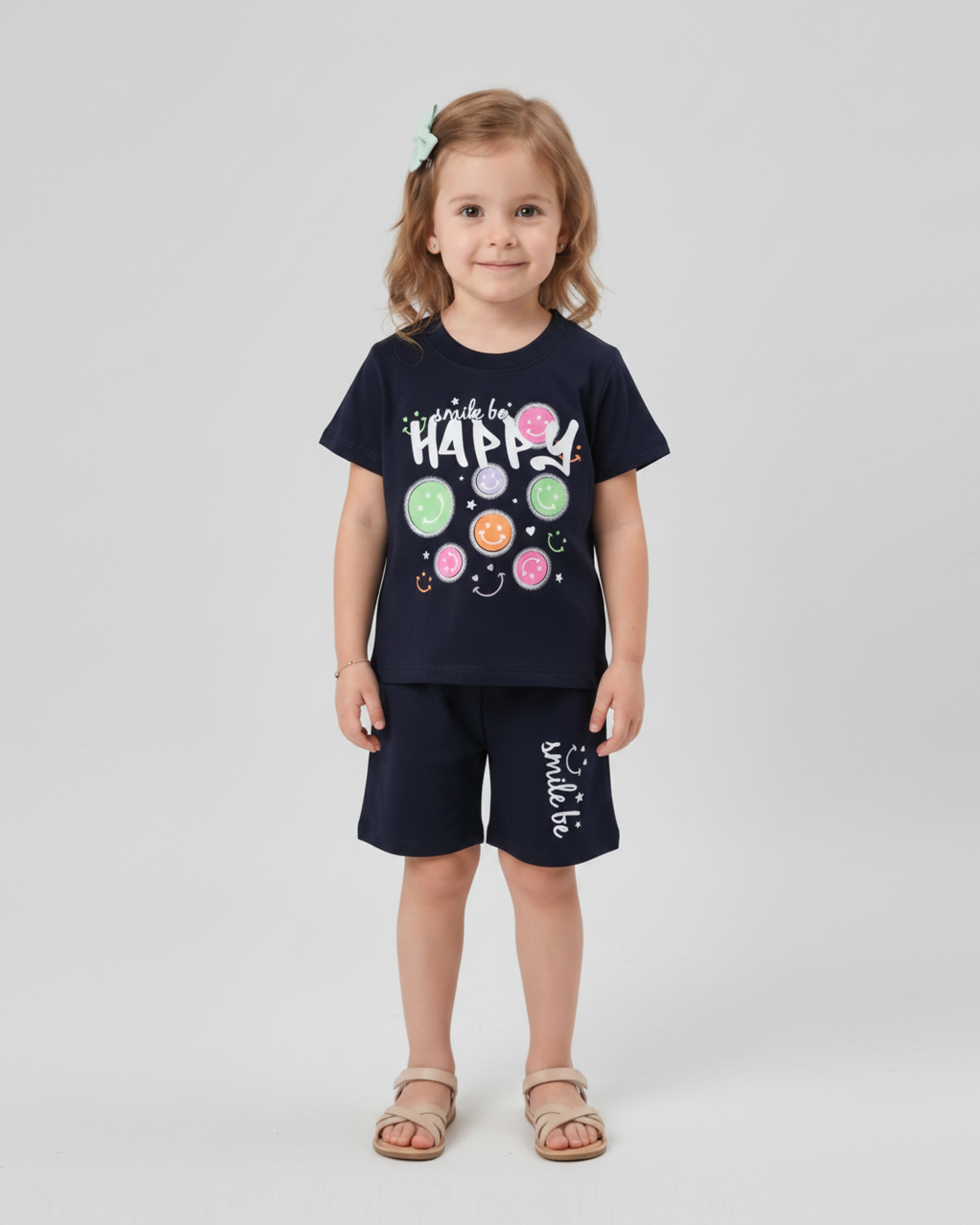 Valuables Girls' Half Sleeves Suit