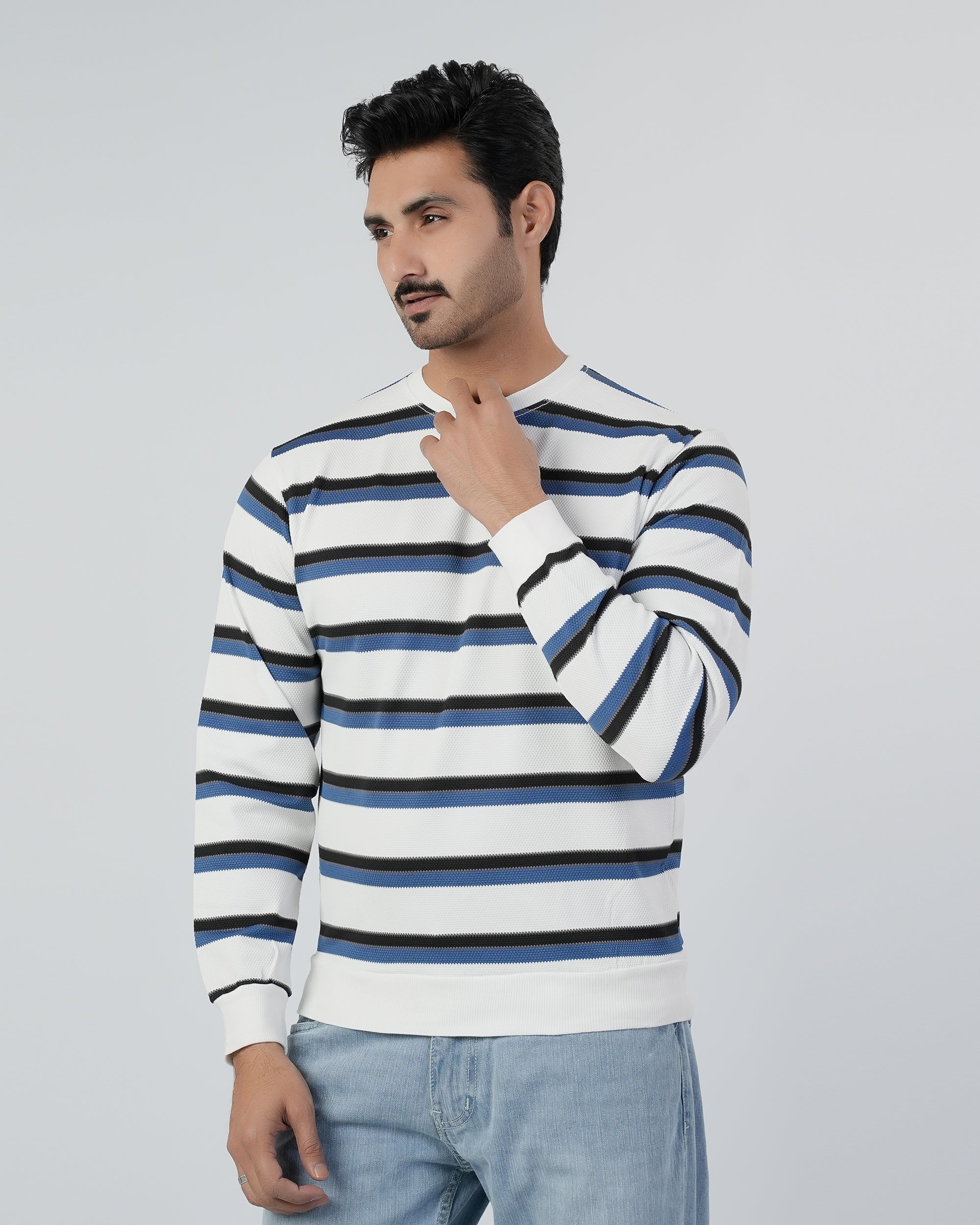 Men's Striper Sweatshirt