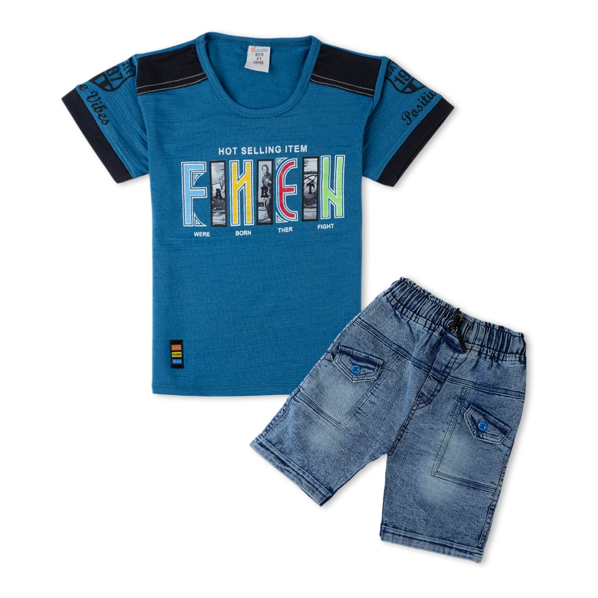 Valuable Boy’s Summer Set – Lightweight Shirt & Shorts Combo, Boys Sets & Suits, Chase Value, Chase Value
