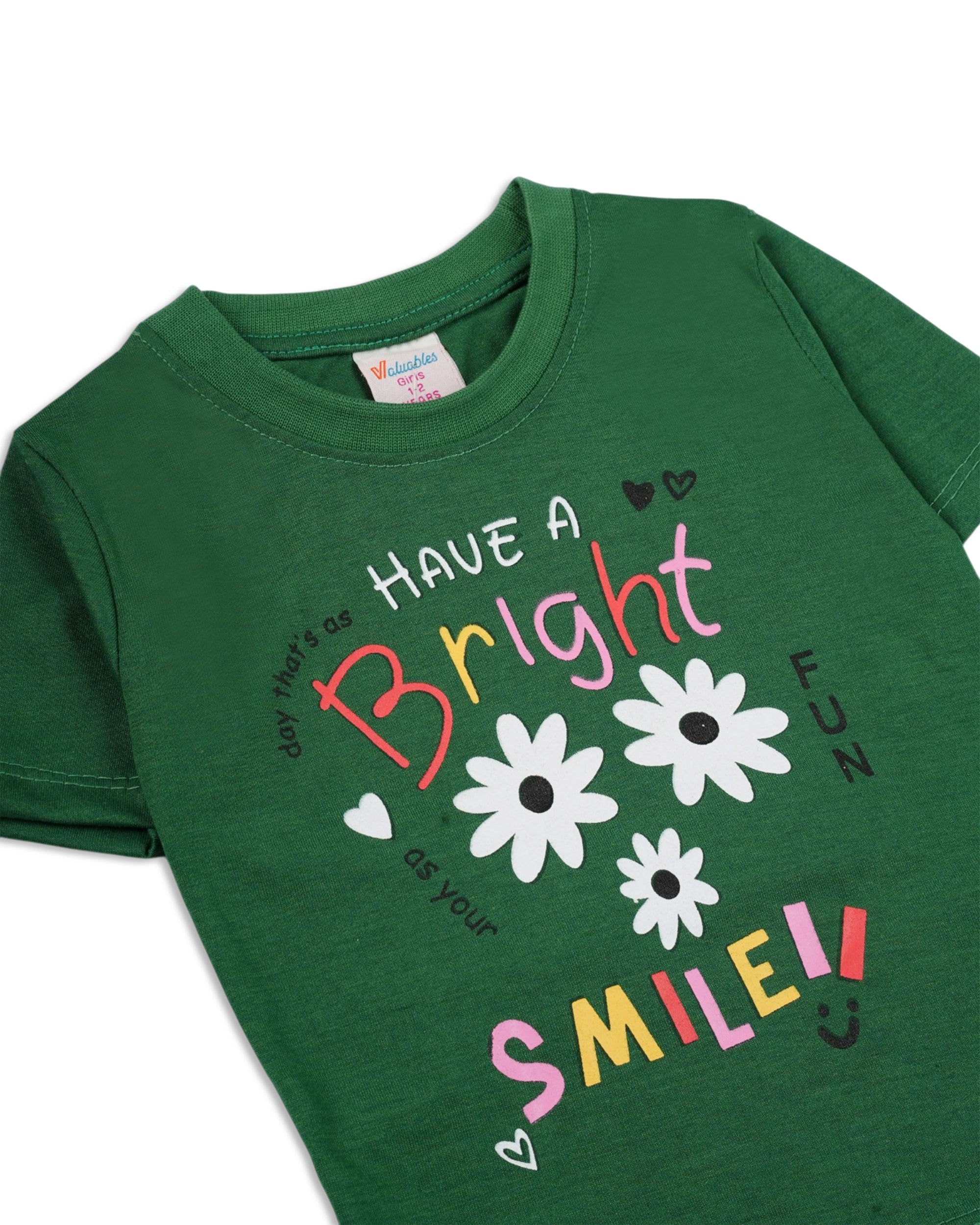 Valuables Girls' Half Sleeves Suit