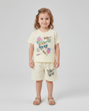 Valuables Girls' Half Sleeves Suit