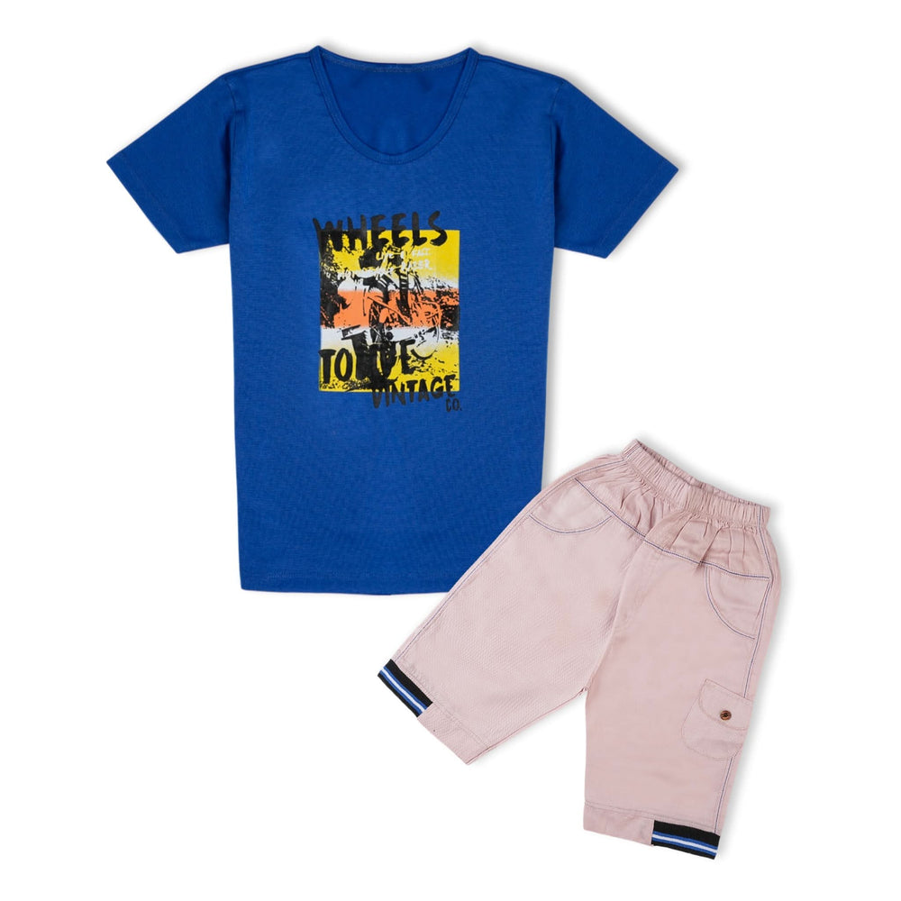 Valuable Boy’s Shirt & Shorts Set – Casual Summer Outfit, Boys Sets & Suits, Chase Value, Chase Value