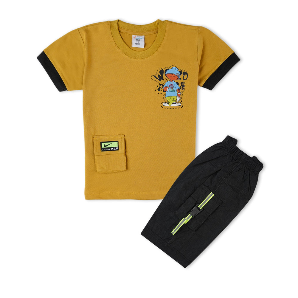 Valuable Boy’s Shirt & Shorts Set – Casual Summer Outfit, Boys Sets & Suits, Chase Value, Chase Value