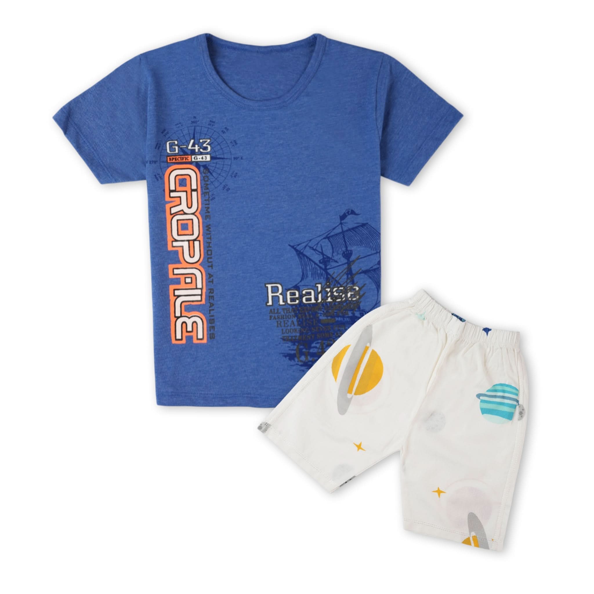 Valuable Boy’s Summer Set – Lightweight Shirt & Shorts Combo, Boys Sets & Suits, Chase Value, Chase Value