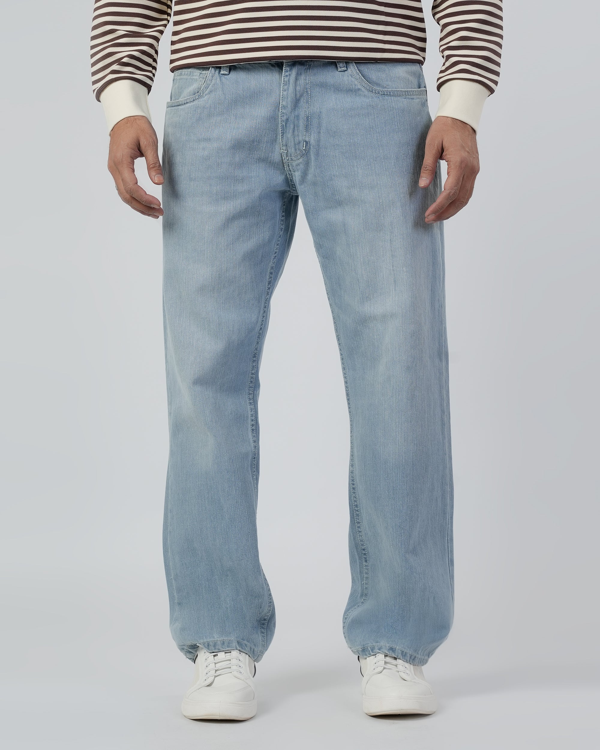 Eminent Men Loose Fit Denim Pant